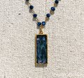 Starry Night Resin Bar Necklace
