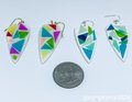 Polymer Clay Mosaic Earrings