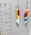 Matisse Inspired Polymer Clay Earrings