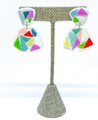 Polymer Clay Mosaic Post Earrings