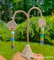 Seaside Stripes Polymer Clay Earrings