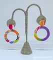 Textured Polymer Clay Hoops
