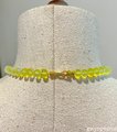 Hand-Knotted Yellow Mermaid Glass Necklace