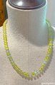 Hand-Knotted Yellow Mermaid Glass Necklace