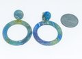 Beachside Swirl Polymer Clay Earrings