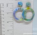 Beachside Swirl Polymer Clay Earrings