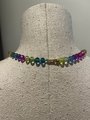 Rainbow Crystal Hand Knotted Necklace