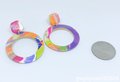 Textured Polymer Clay Hoops