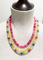 Hand-Knotted Dyed Jade Necklace