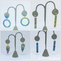 Beachside Swirl Polymer Clay Earrings