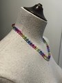 Rainbow Crystal Hand Knotted Necklace