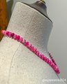 Hand-Knotted Pink Opal and Jade Necklace