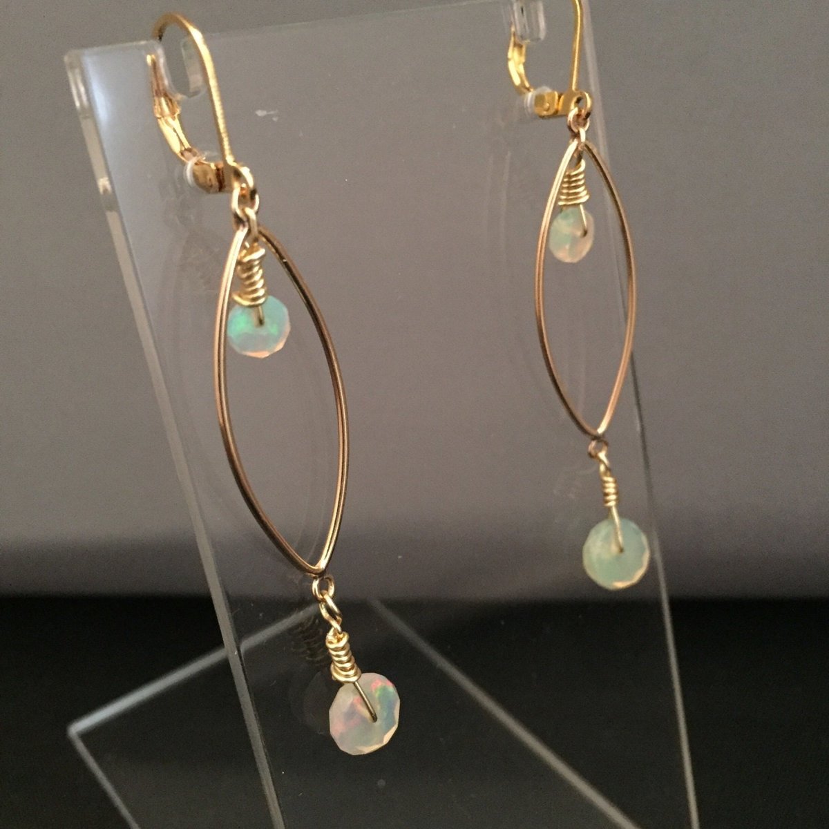 Ethiopian Opal Earrings
