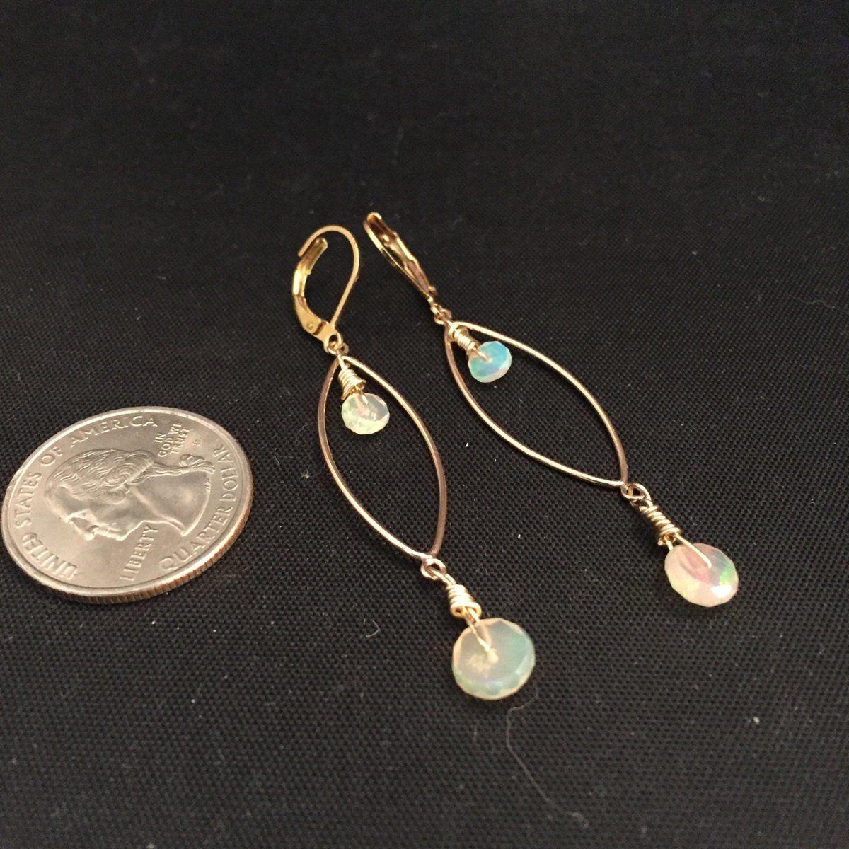 Ethiopian Opal Earrings