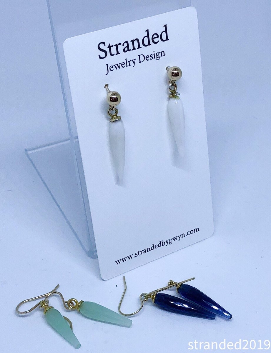Faceted Quartz Drops