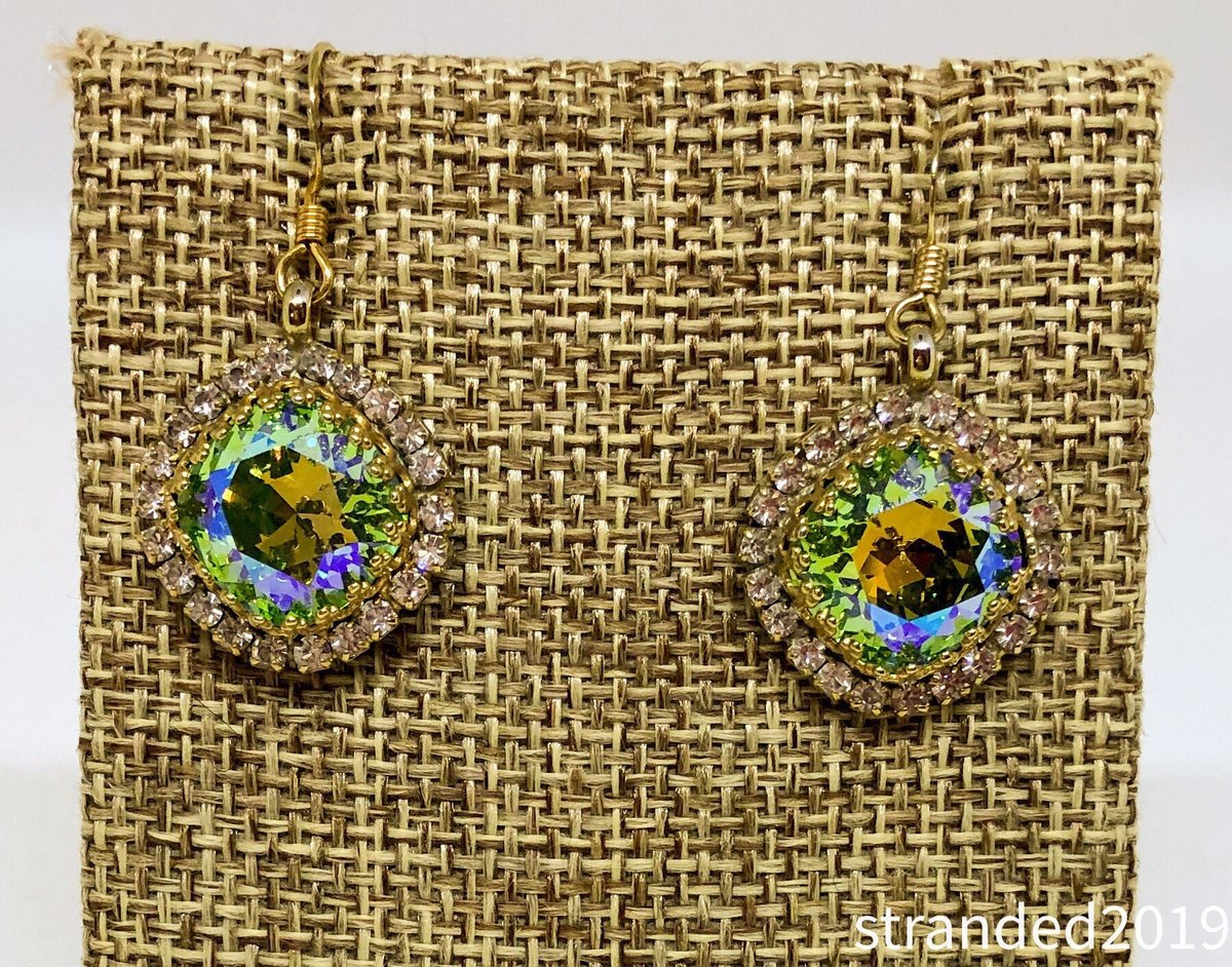 Springy Swarovski Earrings