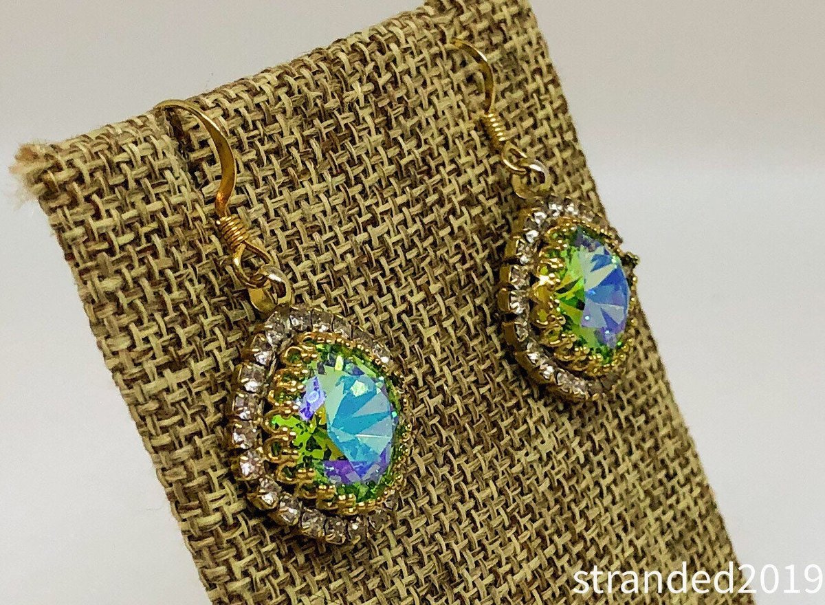 Springy Swarovski Earrings