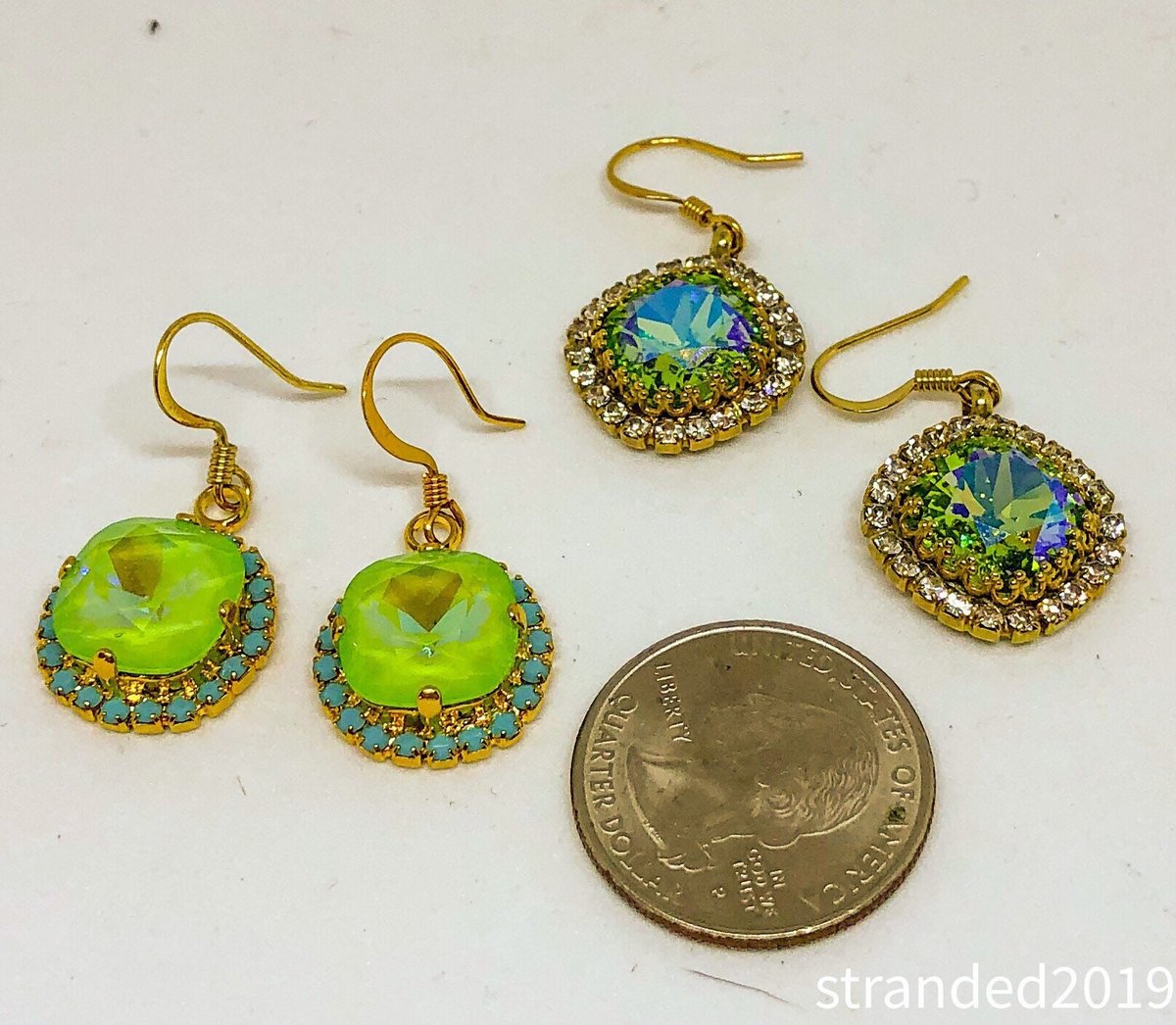 Springy Swarovski Earrings
