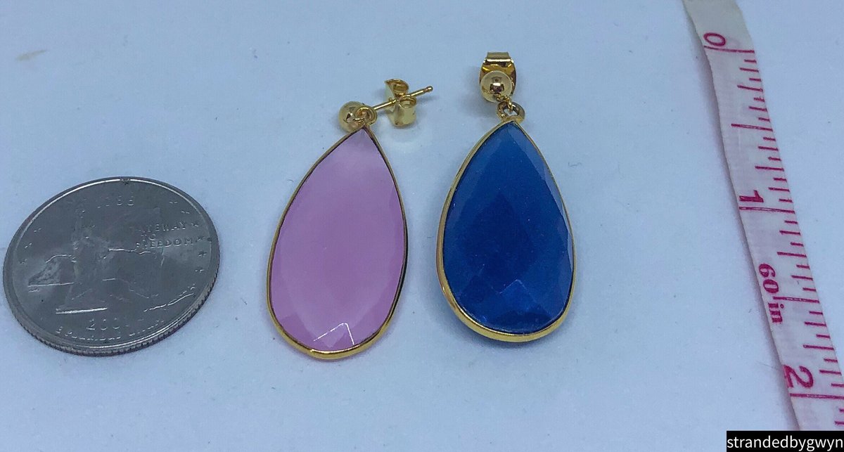 Chalcedony Drop Earrings