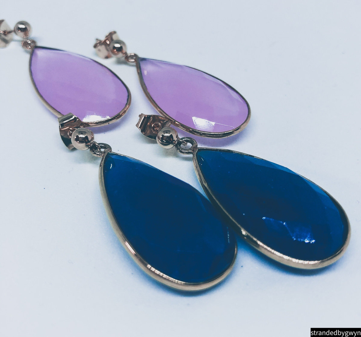 Chalcedony Drop Earrings