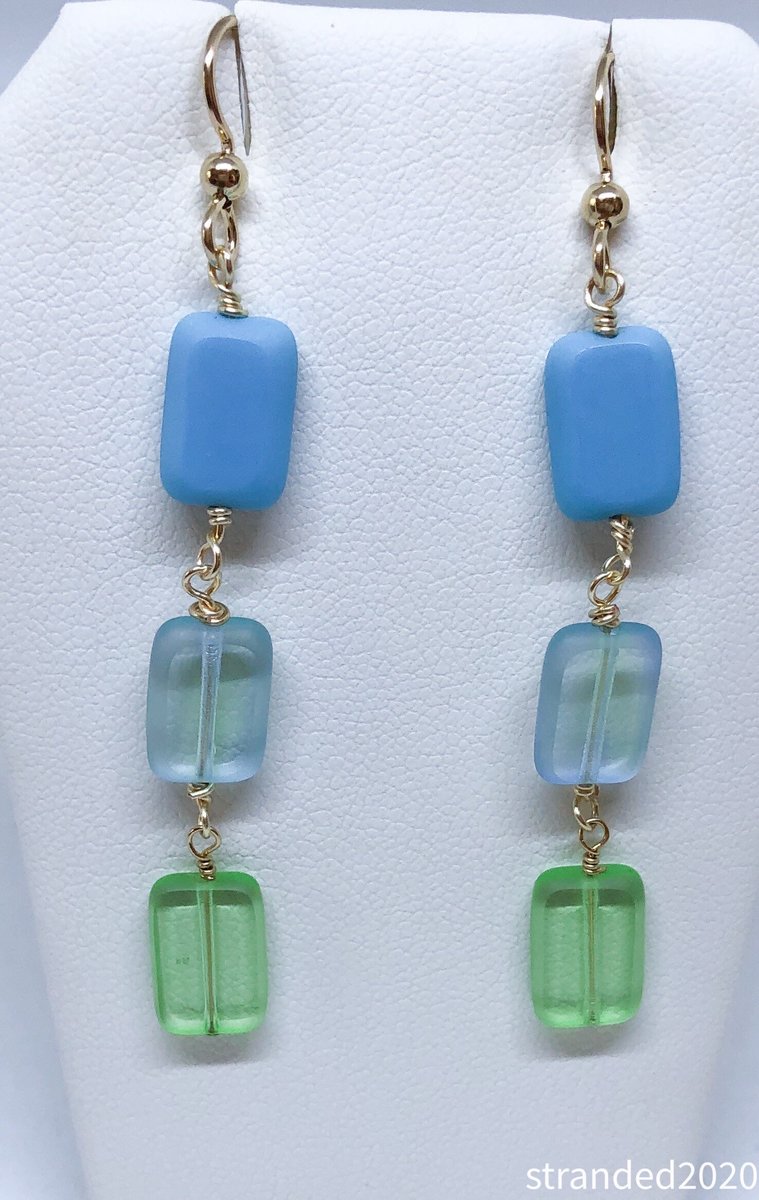 Colorful Chiclet Earrings