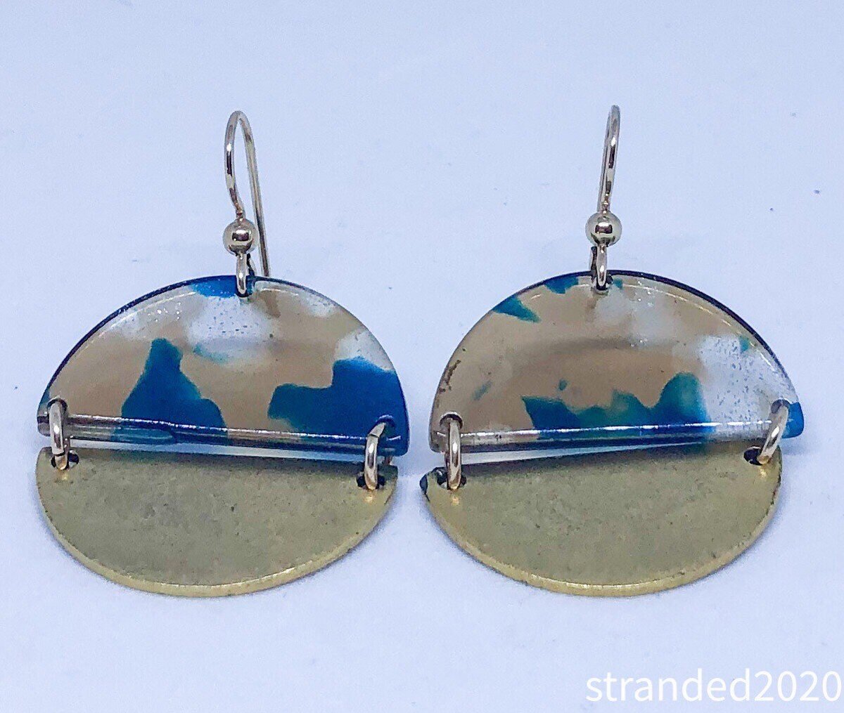 Half Moon Acetate Earrings