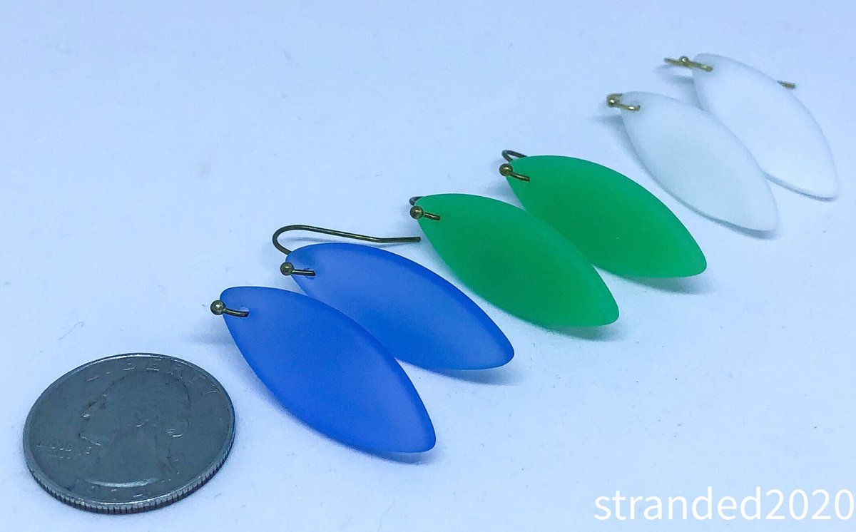 Matte Glass Earrings