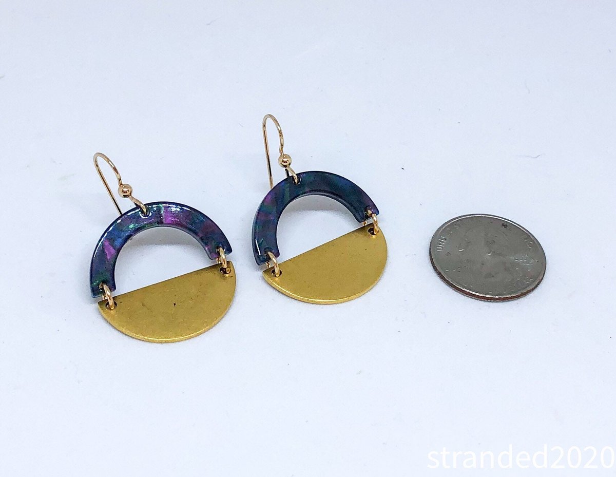 Acetate Arch Earrings