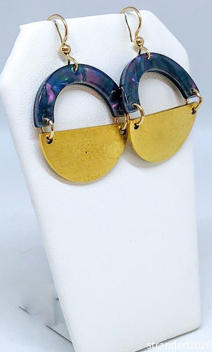 Acetate Arch Earrings
