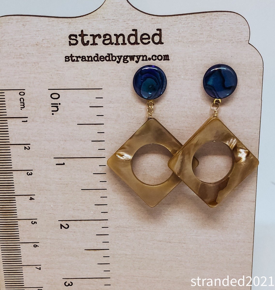 Mother of Pearl and Abalone Earrings