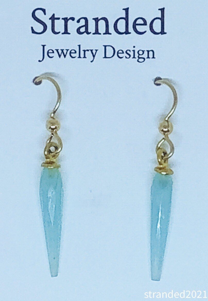 Faceted Quartz Drops