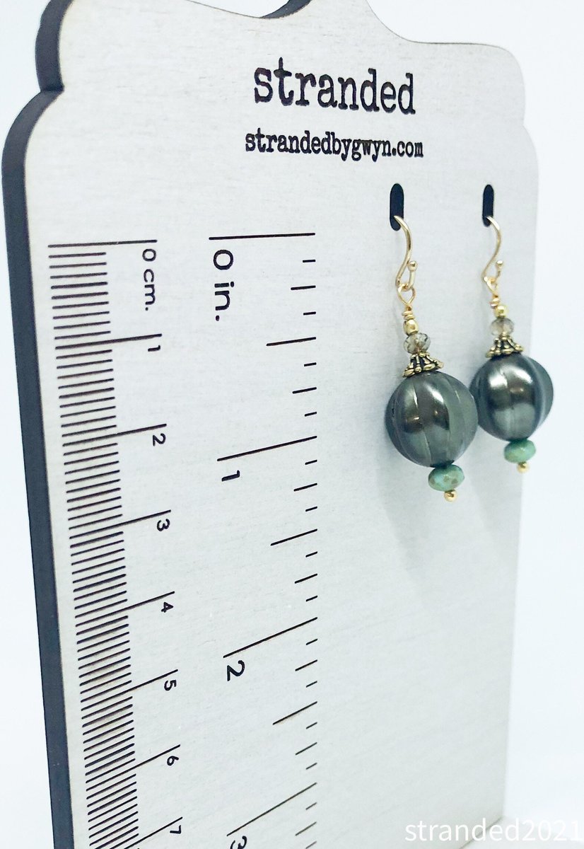 Glazed Green Earrings