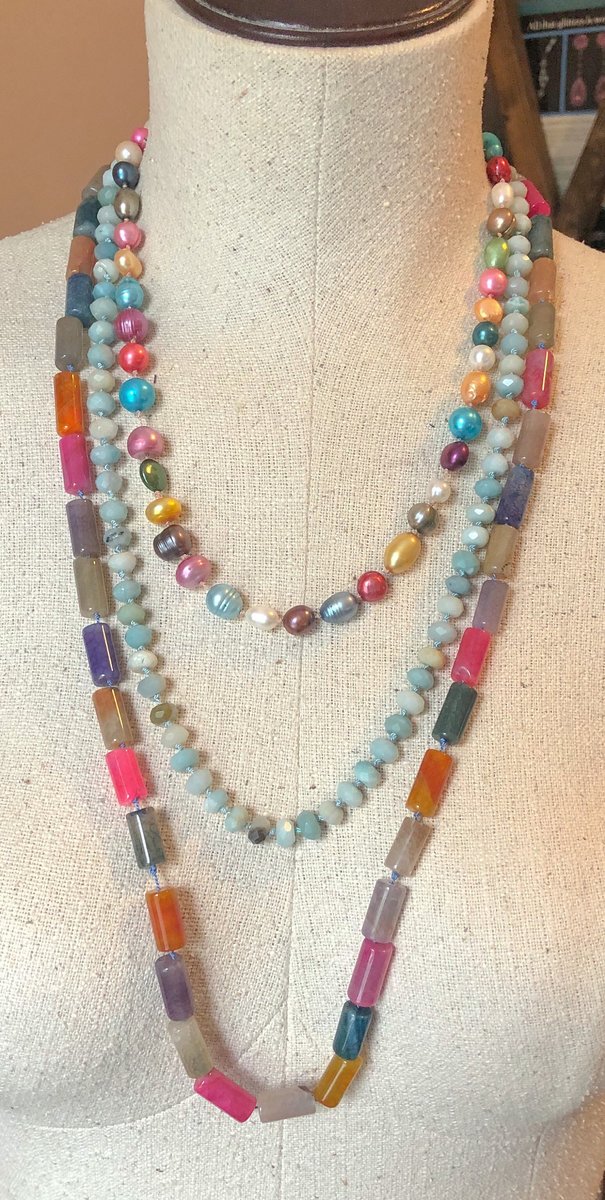 Agate Tube Necklace