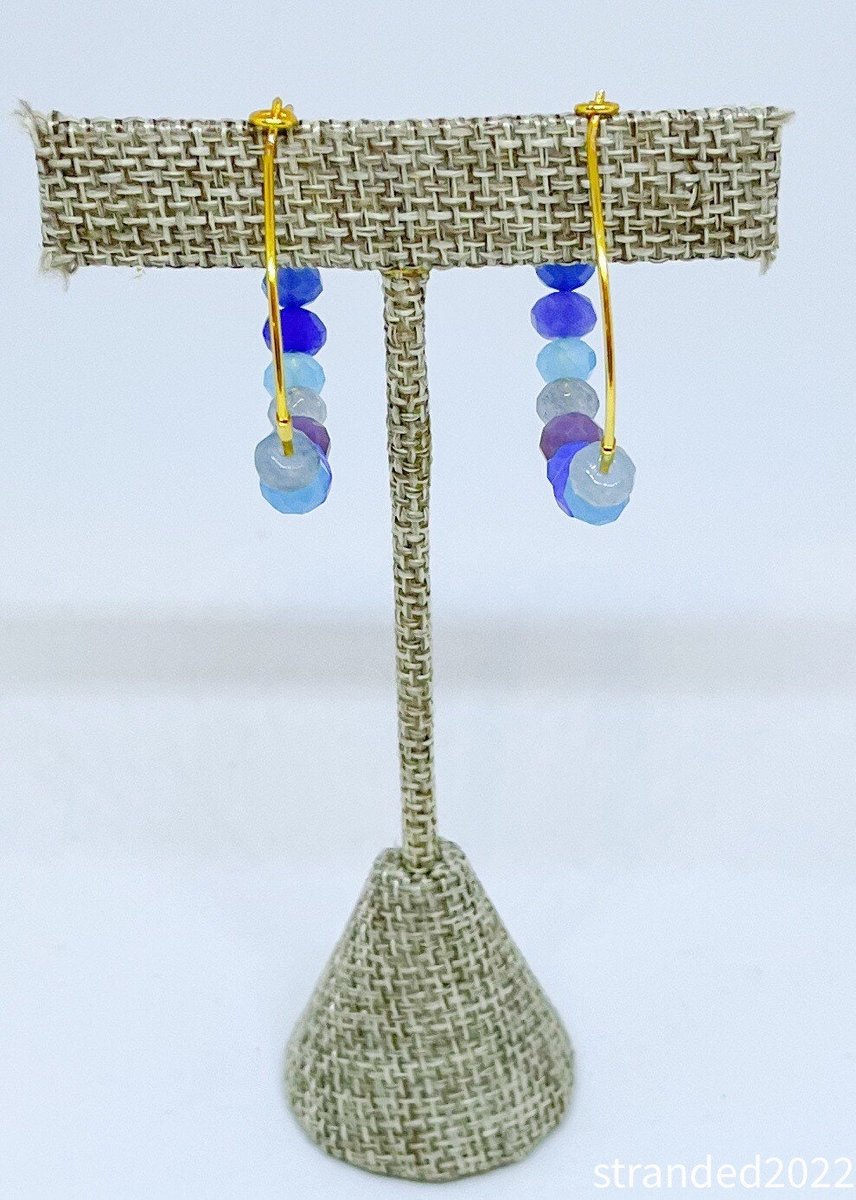 Bluebird Hoop Earrings