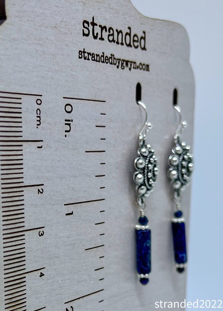 Jasper, Spinel and Sterling Earrings