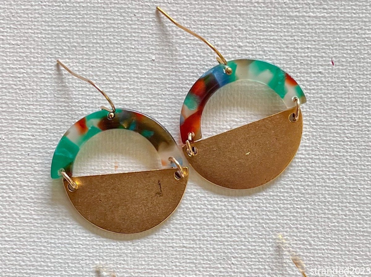 Acetate Arch Earrings