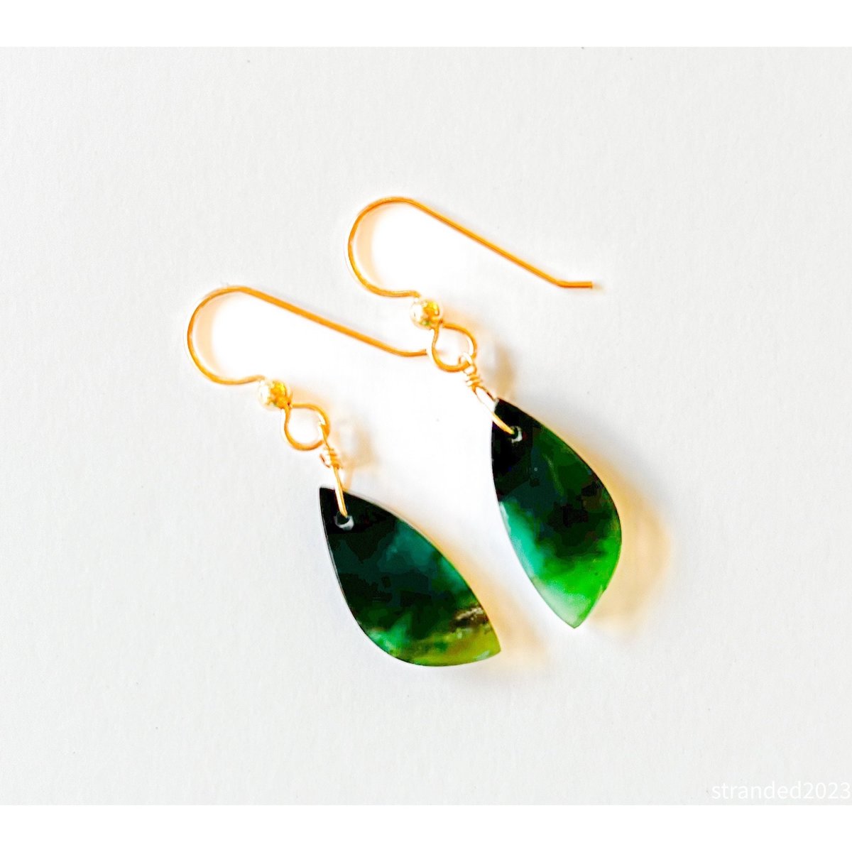 Rare Blue Opal Earrings