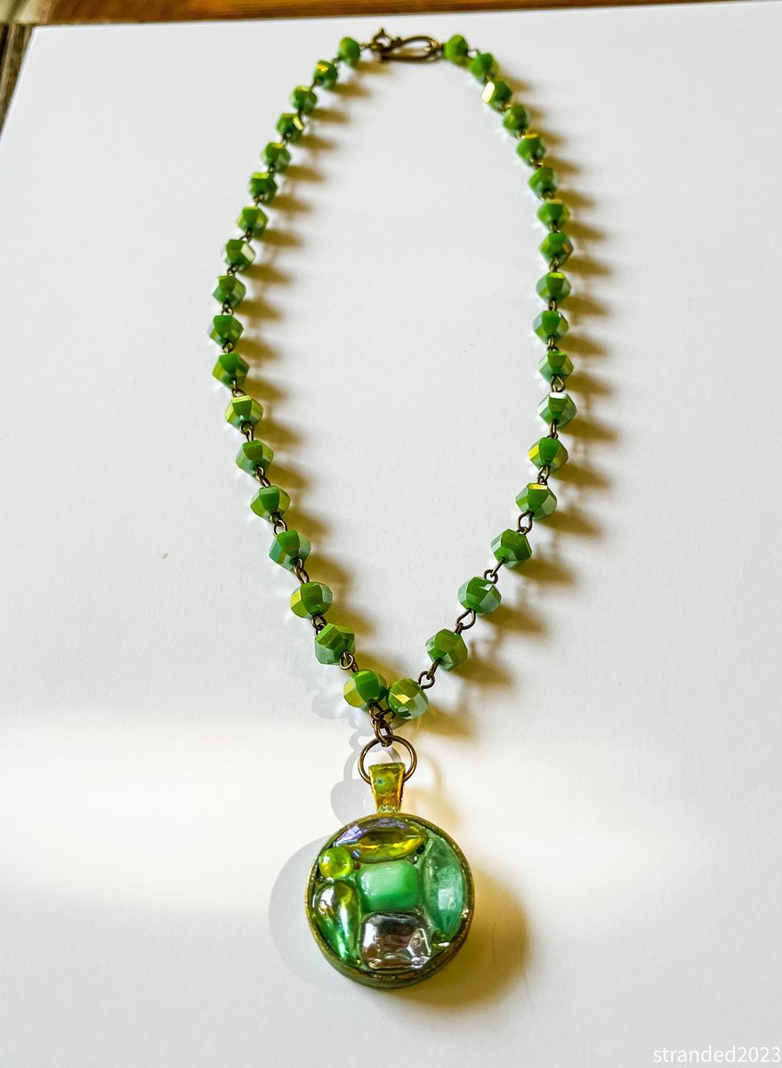 Water Lily Pendant Necklace