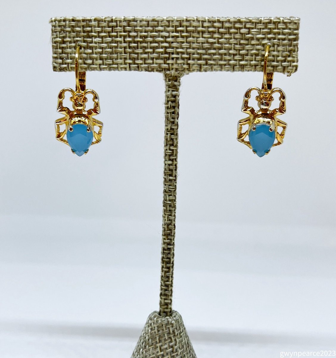 Scarab Crystal Earrings