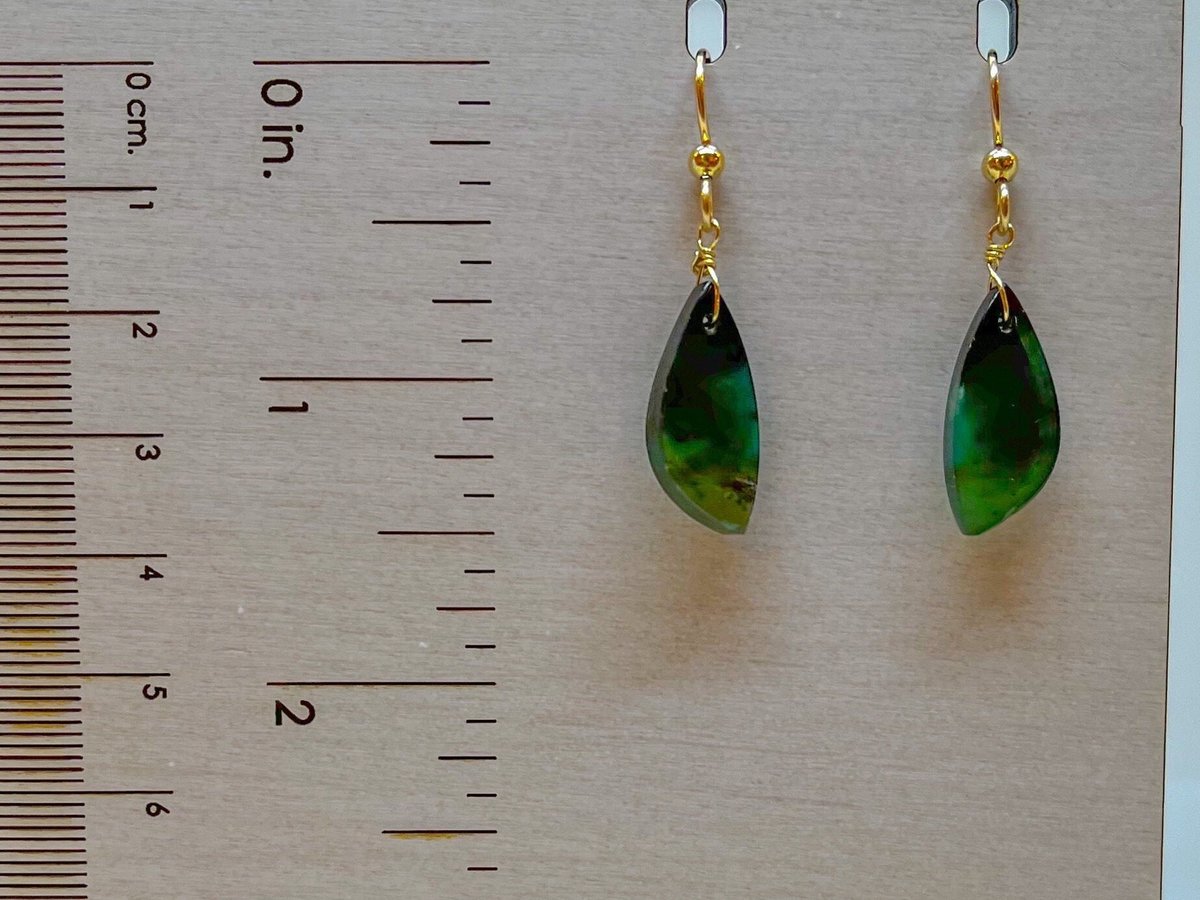 Rare Blue Opal Earrings
