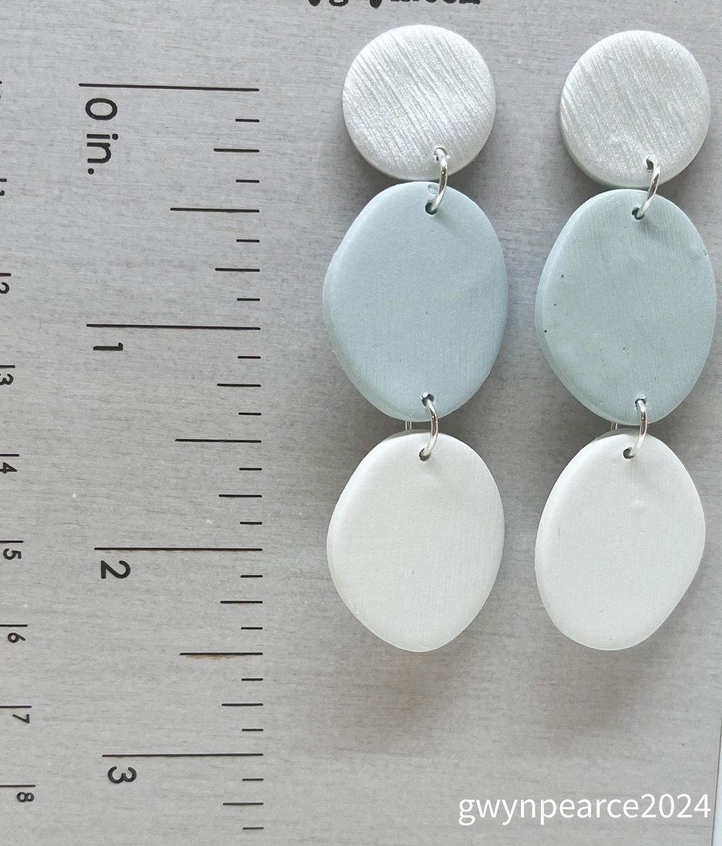 Mod Matte Polymer Clay Earrings