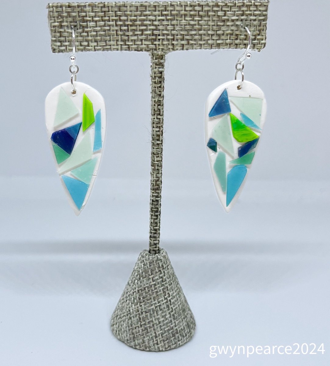 Polymer Clay Mosaic Earrings