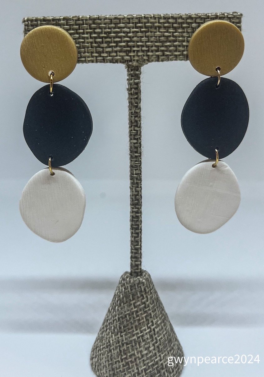 Mod Matte Polymer Clay Earrings
