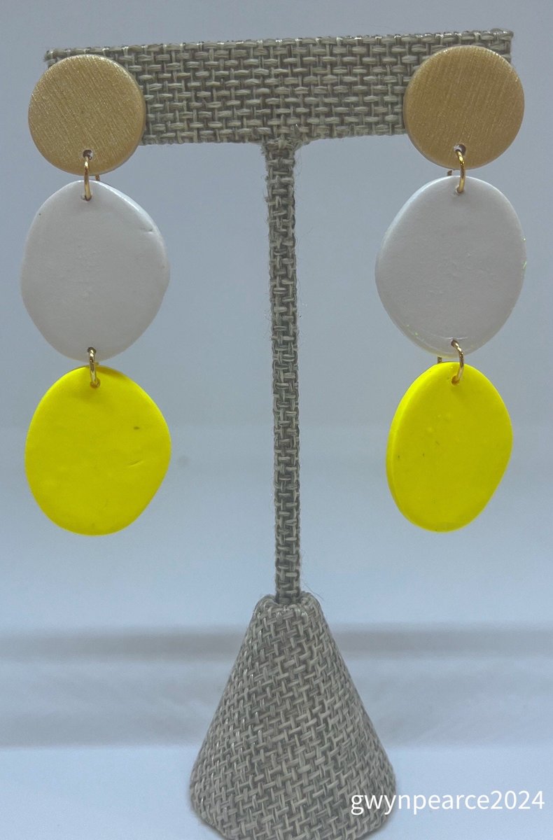 Mod Matte Polymer Clay Earrings