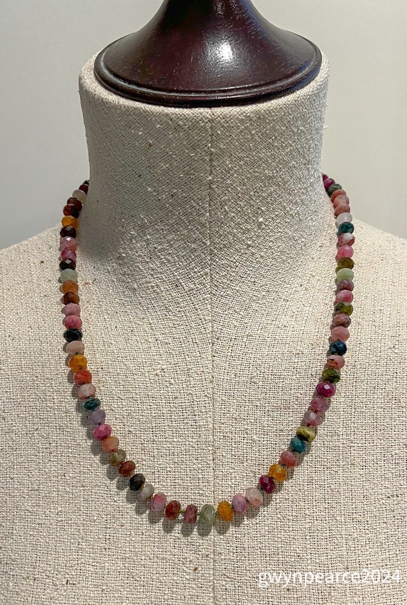 Hand-Knotted Tourmaline Necklace