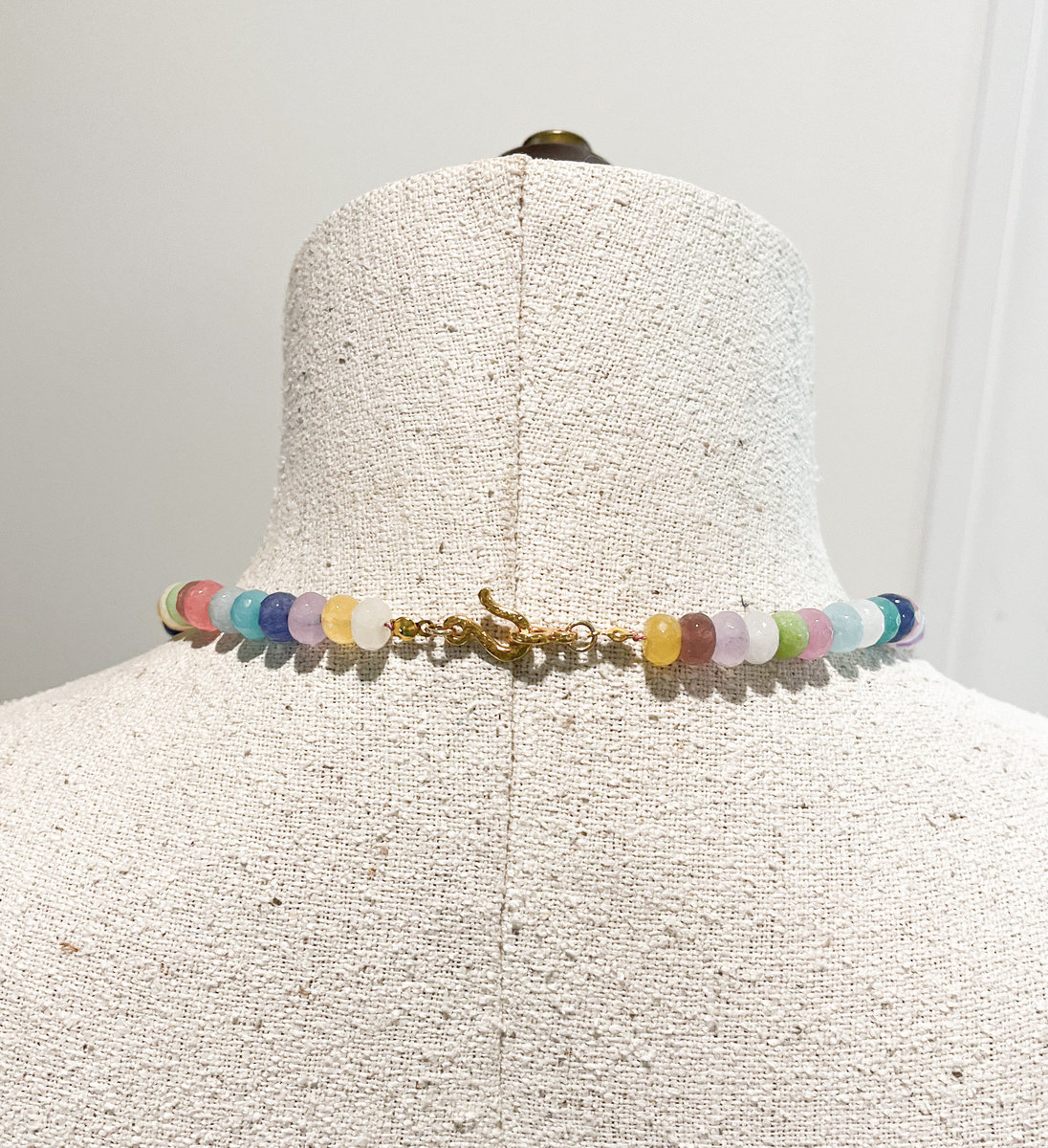 Hand-Knotted Dyed Jade Necklace