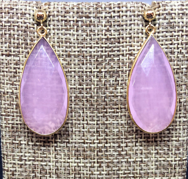 Chalcedony Drop Earrings