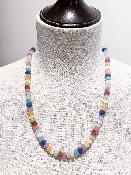 Hand-Knotted Dyed Jade Necklace